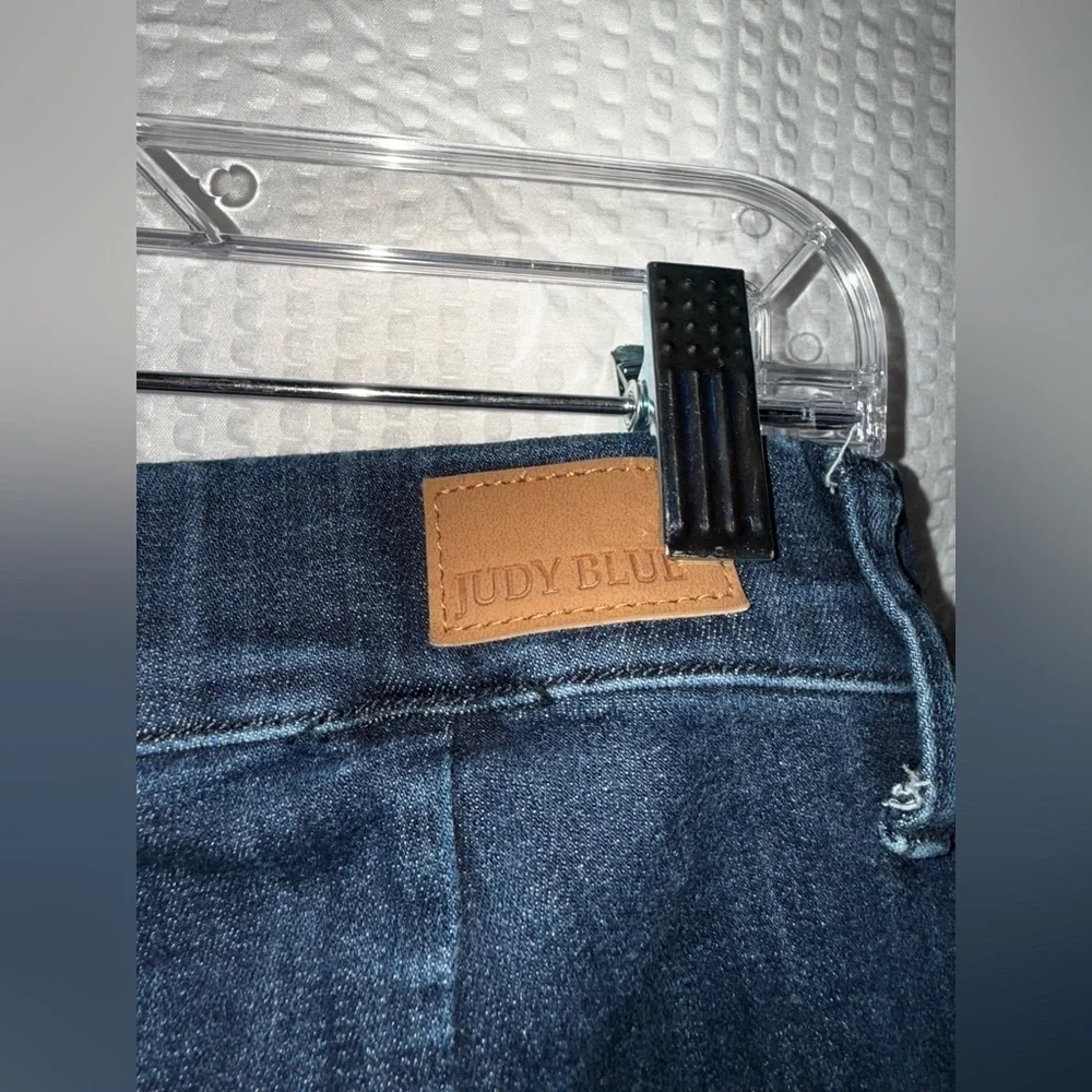 Judy Blue high-rise pull-on super flare jeans in a dark wash Size 31 ( ALTERED)